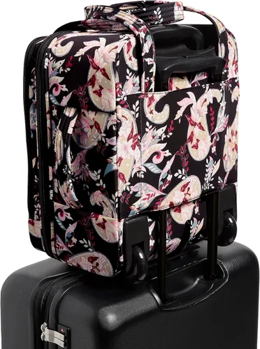 Miniatura 6 de Vera Bradley Bolsa de trabajo con ruedas Softside para mujer, Paisley Botáni