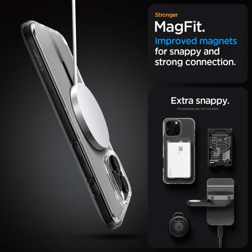 Miniatura 23 de Spigen Funda para iPhone 13 Mini, ultra híbrida MagFit [antiamarilleo] [compatible con Magsafe] - Transparente