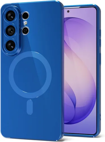 Miniatura 159 de Svanove para Samsung Galaxy S22 Funda de teléfono de silicona magnética, compatible con Magsafe, linda para mujeres, brillante color brillante, gel