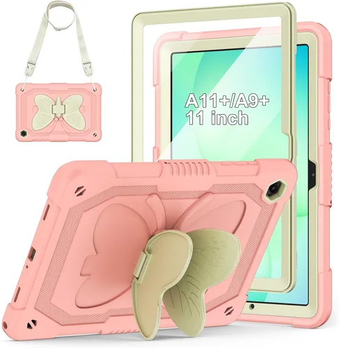 Miniatura 13 de HOGENL Funda para Samsung Galaxy Tab A9+/A9 Plus de 11 pulgadas 2023, funda protectora para tableta Galaxy Tab A9+ para niños y niñas con correa