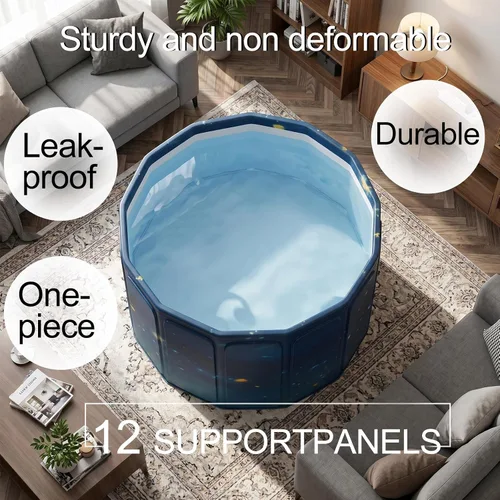 Miniatura 7 de Simcat 31.5in Portable Bathtub for Adult, Dual Use Ice Bath & Hot Spa Tub, 6-Layer Thermal Insulated Portable Soaking Tub, Leak-Proof & Rapid