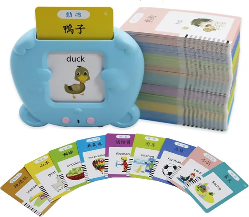 Miniatura 20 de MAYAPHILOS - Tarjetas didácticas del alfabeto con sonido para niños de 3-8 años, 510 palabras, juguete educativo interactivo Montessori, regalos