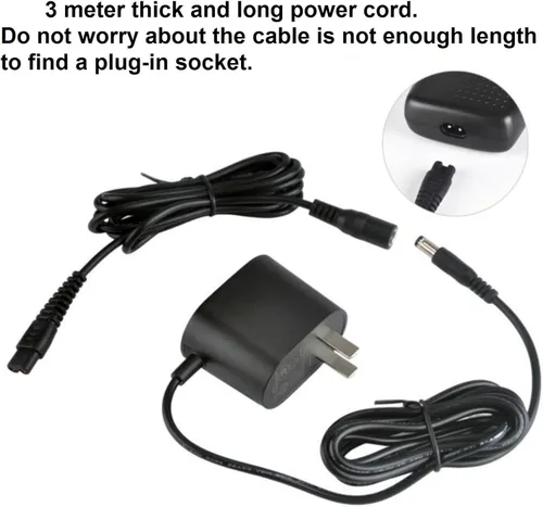 Miniatura 8 de Afeitadora eléctrica con cable, afeitadora profesional de afeitado cerrado, afeitadoras de cabeza calva para hombres, cortadora