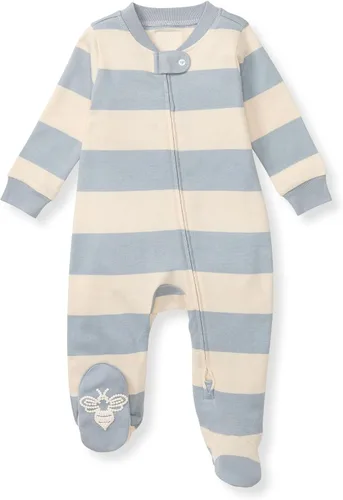 Miniatura 243 de Burt's Bees Baby - Pijama de una pieza para bebé, mameluco para dormir y jugar, algodón 100% orgánico, cremallera frontal