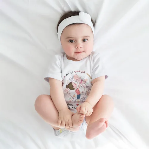 Miniatura 12 de Gossby Mameluco personalizado para bebé – Body personalizado para bebé niño, niña con diseño, nombre – Regalo para recién nacido, nueva mamá – 0-24