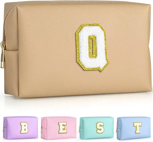 Miniatura 143 de TOPEAST - Bolso de maquillaje para mujer, G Blanco nacarado-rosa