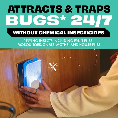 Miniatura 2 de STEM Trampa para insectos – Control de plagas de moscas de la fruta y mosquitos para interiores, para casa, hogar y cocina, atrae y atrapa insectos