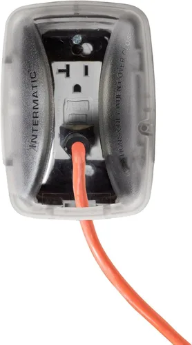 Miniatura 5 de Intermatic WP5100C Caja Eléctrica Resistente a la Intemperie - Una Sola Entrada, Cubierta Versátil para Tomacorriente Exterior - Diseño Seguro