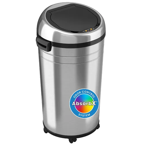 Miniatura 9 de iTouchless SoftStep - Cubo de basura delgado de 3 galones con filtro de olor y cubo interior extraíble, acero inoxidable de 11 litros que ahorra