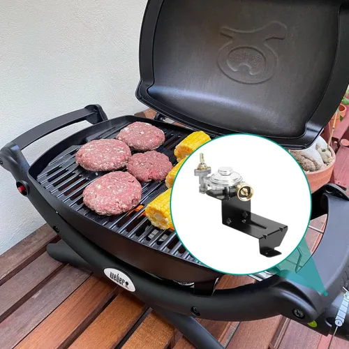 Miniatura 7 de 80477 Regulador de válvula para parrillas de gas Weber Q100 serie Q120, piezas de repuesto para Weber 386001 386002 516002 53060001 Asamblea