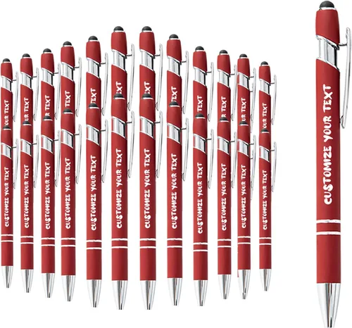 Miniatura 57 de AIFLM Bolígrafos personalizados con nombre a granel hasta 500 unidades de bolígrafos grabados gratis con tu nombre y texto para negocios
