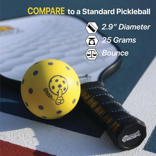 Miniatura 2 de Pelotas de espuma silenciosas, ideales para HOA, juego silencioso en áreas sensibles al ruido, seguras para practicar taladros de pared en tu hogar