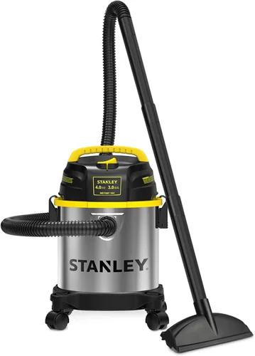 Miniatura 11 de STANLEY Aspiradora húmeda y seca de 4 galones, soplador de vacío 3 en 1 de 4 picos HP de acero inoxidable con potente succión, aspiradora para lugar