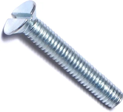 Miniatura 4 de Hard-to-Find Fastener 014973271565 Tornillos de máquina planos ranurados, 0.118 in-0.020 x 0.394 in, pieza-25