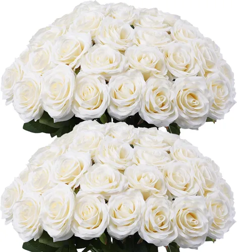 Miniatura 43 de LVEFIT 12 rosas artificiales de seda de color naranja quemado, ramo de rosas de seda de tallo largo para bodas, despedidas de soltera, fiestas