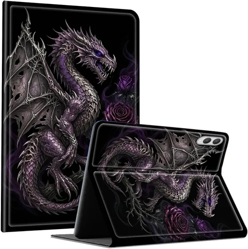 Miniatura 113 de Slim Case for Samsung Galaxy Tab S10 Lite / S10 FE / S9 FE 10.9" & Galaxy Tab S9 11", Multi-Angle Stand PU Leather Smart Folio Cover with Soft TPU