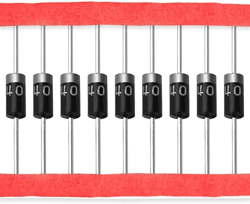 Miniatura 17 de Chanzon 1N4148 Diodos de conmutación rápida de señal pequeña axial de alta velocidad 200mA 100V DO-35 (DO-204AH) IN4148 Diodos de silicio