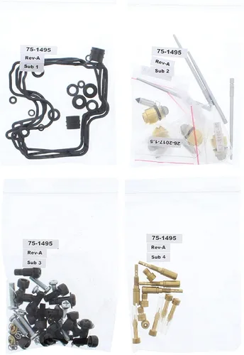 Miniatura 2 de All Balls Kit de reconstrucción de carburador de carreras 26-1642 compatible con/reemplazo para Yamaha XVZ13 Royal Star 2000-2013