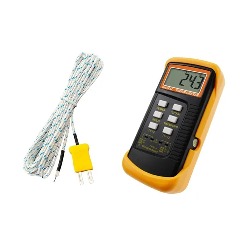 Miniatura 2 de Sensor de sonda de temperatura de termopar tipo K Tipo K Cable de termopar Rango de medición de línea de detección de temperatura -40 a 400 Celsius