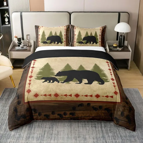 Miniatura 38 de Juego de ropa de cama 100% de algodón natural con hojas de palmera, funda de edredón Monstera con hojas tropicales, rama de hojas tropicales, funda