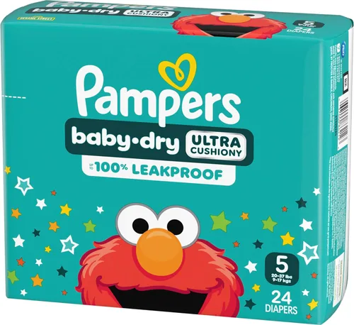 Miniatura 35 de Pampers Pañales - Baby Dry - Tamaño 6, 64 unidades, pañal desechable absorbente para bebés (el embalaje puede variar)