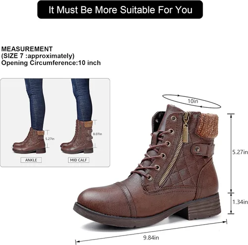 Miniatura 6 de STQ - Botas de combate para mujer