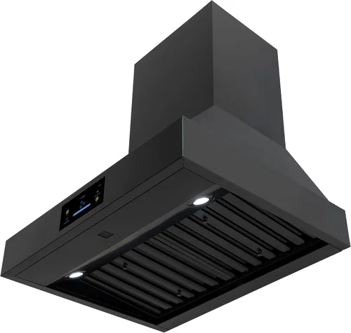 Miniatura 2 de Campana extractora profesional de montaje en pared de 30 pulgadas, campana de ventilación de 1000 CFM con motor de CC ultra silencioso de múltiples