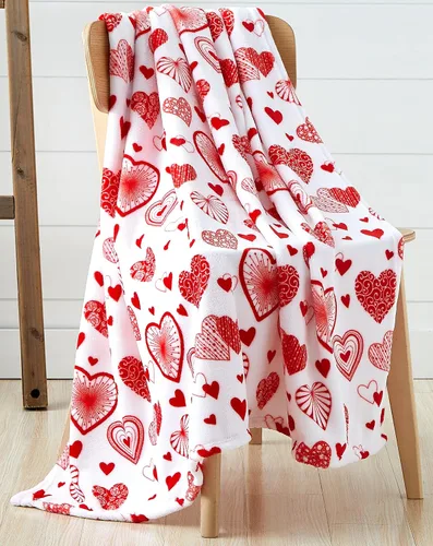 Miniatura 30 de Manta de forro polar suave para primavera de niñas y niños: bebés, pollitos, pájaros, flores en suave y acogedor amarillo, verde, rosa sobre fondo