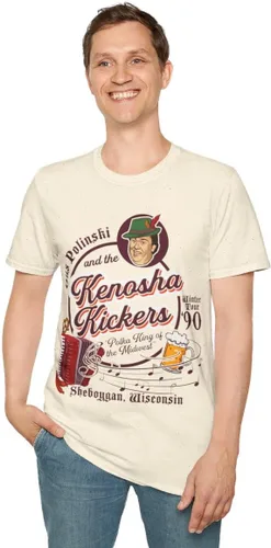Miniatura 4 de Camiseta unisex Vintage Band Tour, Home Alone Gus Polinski Kenosha Kickers, regalo para fanáticos de la película de los años 90, camisa retro