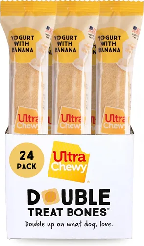 Miniatura 17 de Ultra Chewy Double Treat Bones Favorites, golosinas para perros, hechas en los Estados Unidos, golosinas saludables, fáciles de digerir, promueve