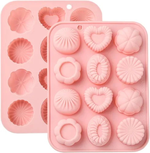 Miniatura 11 de 2 moldes de silicona en forma de caracol de 4 cavidades para chocolate para decoración de pasteles, gelatina, cubitos de hielo, golosinas