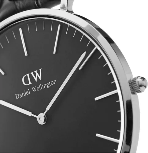 Miniatura 30 de Daniel Wellington Reloj clásico para hombre - Caja de 1.417 in - 1.575 in, movimiento de cuarzo japonés, correa de cuero, resistente al agua, reloj