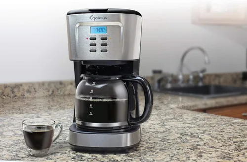 Miniatura 5 de Capresso Cafetera de 12 tazas con jarra de vidrio, acero inoxidable y negro 416.05