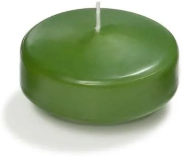 Miniatura 10 de yummi Caja de 18 velas flotantes color rojo rubí de 3 pulgadas