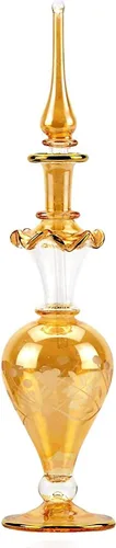 Miniatura 4 de NileCart Botella de perfume egipcia de 9 pulgadas tamaño grande 3.4 fl oz. hecho a mano en Egipto Para tu perfume, aceites esenciales, decoración