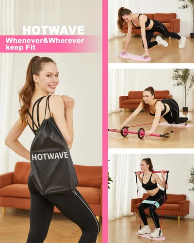 Miniatura 6 de HOTWAVE Push Up Board Fitness, Portable Foldable 20 in 1 Push Up Bar at Home Gym, Pushup Handles for Floor. Professional Strength Training Equipment