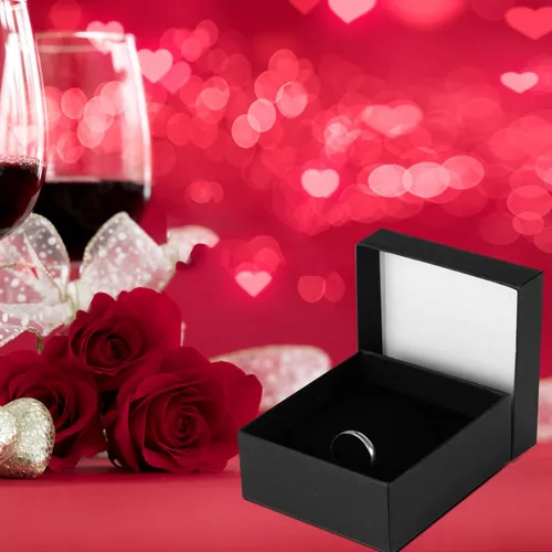Miniatura 3 de Jewelry Gift Boxes Small Gift Boxes for Necklace Ring Bracelet Earring Cotton Filled Jewelry Box
