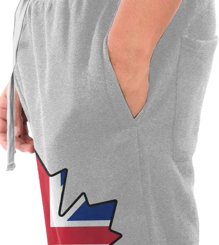 Miniatura 3 de British Flag Canada Maple Leaf Men's Casual Yoga Sweatpants Workout Athletic Elastic Waist Pants Outdoor Jogger Pants Black