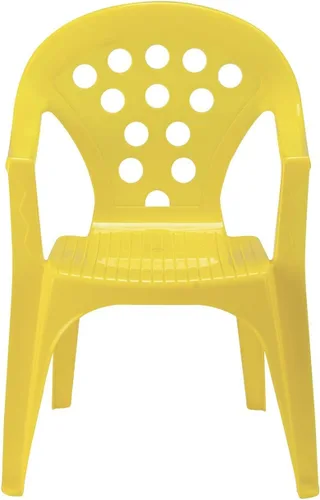 Miniatura 4 de Baby Lulu Sillas ligeras apilables para jugar, estudiar o cenar para niños, fabricadas en Italia, 4 sillas, colores brillantes, color azul bebé