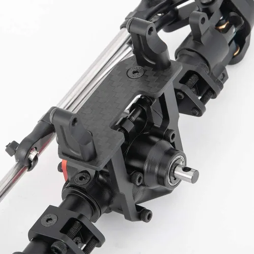 Miniatura 4 de Aleación completa eje delantero y eje trasero actualización de engranaje de acero para 1:10 Axial SCX10 II 90046/90047 SCX10 90027/90028 RC Jeep