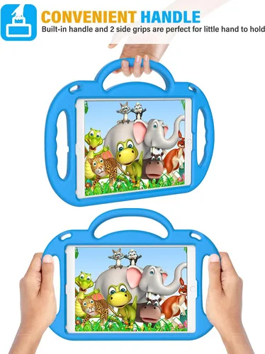 Miniatura 6 de SUPLIK Funda para niños para iPad de 5ª/6ª generación (9.7 pulgadas, 2017/2018), iPad Air 1 y Air 2 y Pro 9.7 Funda para niños con correa