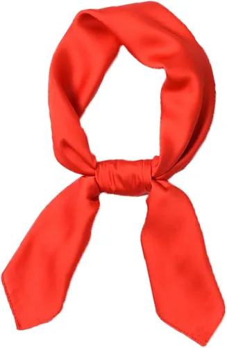 Miniatura 20 de Conjunto de bufanda de poliéster de gasa cuadrada de satén suave y grande para mujer, cuello de cabeza, multiuso, colores sólidos disponibles