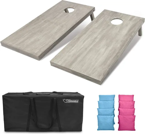 Miniatura 79 de GoSports Juego de tablas de cornhole de madera de tamaño reglamentario de 4 x 2 pies, incluye funda de transporte y bolsas de frijoles