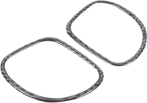 Miniatura 5 de Co-Pilot - Kit de moldura de marco de salida de aire para salpicadero compatible con Chevrolet Corvette C5 Z06 1998-2004, consola central de fibra