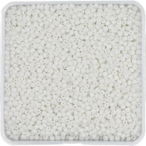 Miniatura 10 de 2mm Cuentas de Semilla Opacas Negras Aproximadamente 8000 piezas/170 gramos 12/0 Cuentas Pequeñas para Pulseras, Collares, Manualidades de Joyería