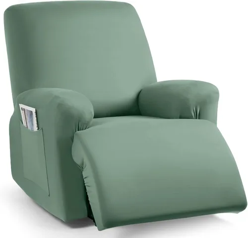 Miniatura 21 de TAOCOCO Funda para sofá reclinable, 3 piezas de fundas de tela de poliéster elástica para sofá reclinable de 3 asientos, protector de muebles suave