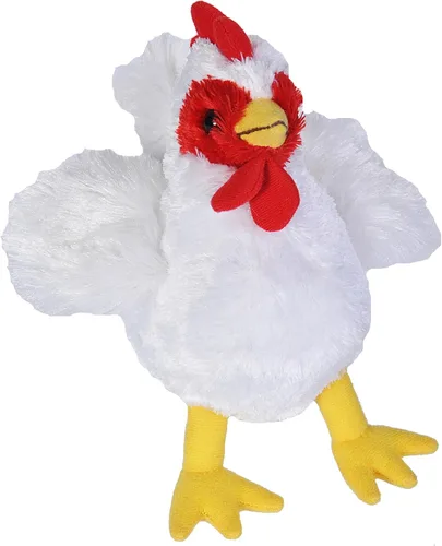 Wild Republic - Peluche de gallina, regalos para niños, colección Hug'Ems, 7 pulgadas