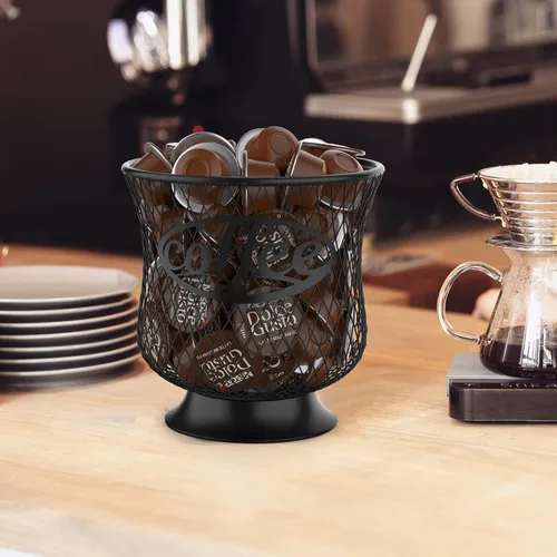 Miniatura 7 de ITHSKUILL Soporte para cápsulas de café, organizador de tazas K pequeñas, almacenamiento de tazas K para guardar crema de café expreso, fácil