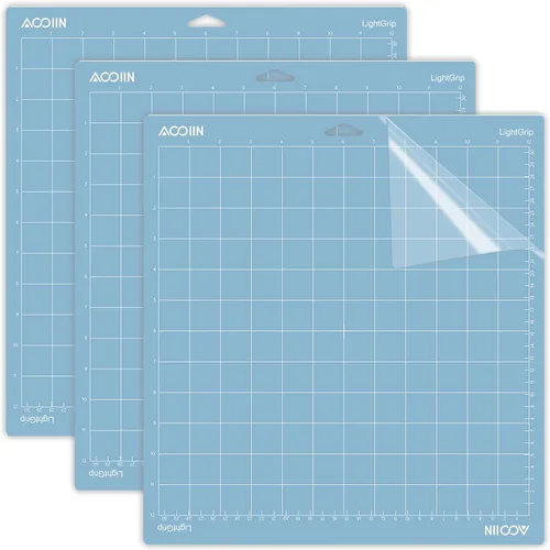 Miniatura 11 de AOOIIN Alfombrilla de corte para Cricut Explore 5/4/3/Air 2/Air/One/Maker 4/Maker 3/Maker, 3 paquetes de alfombrillas de corte accesorios de Varios