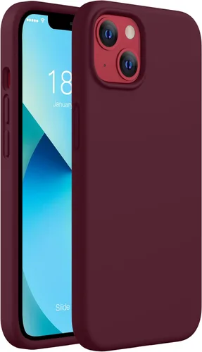 Miniatura 16 de CellEver Funda de silicona resistente para iPhone 13, protección militar contra caídas, protección elevada de pantalla y cámara, interior sin Negro